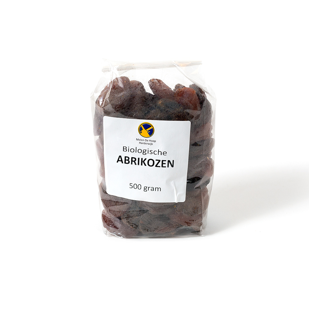 Biologische abrikozen 500 gram